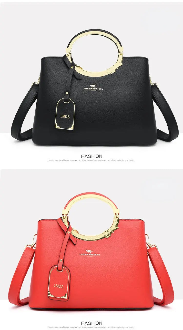 3 Layer Large Capacity Tote Bag Luxury Handbags - Next Level