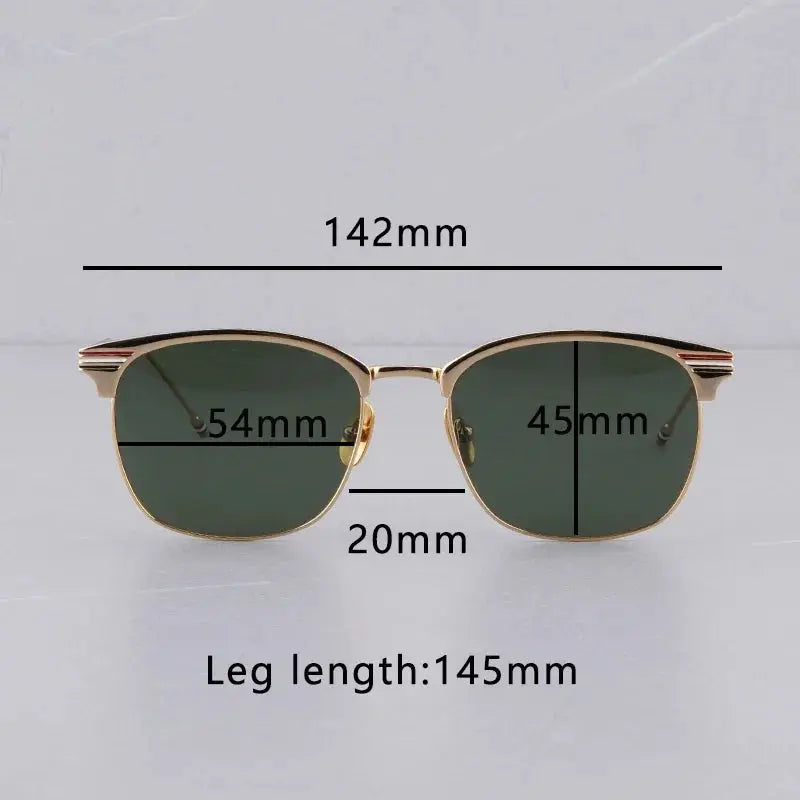 Fashion Thom Men's Sunglasses with Alloy Metal Frame - Next Level