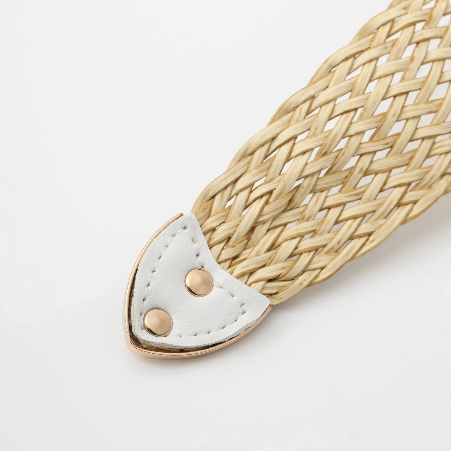 Women's Braided Belt with Irregular Metal Clasp - Next Level