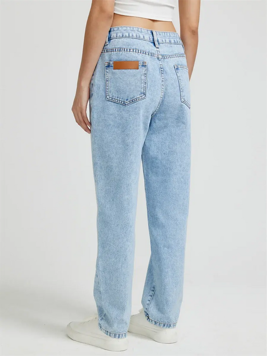 Benuynffy Vintage Women's Jeans American Basic - Next Level
