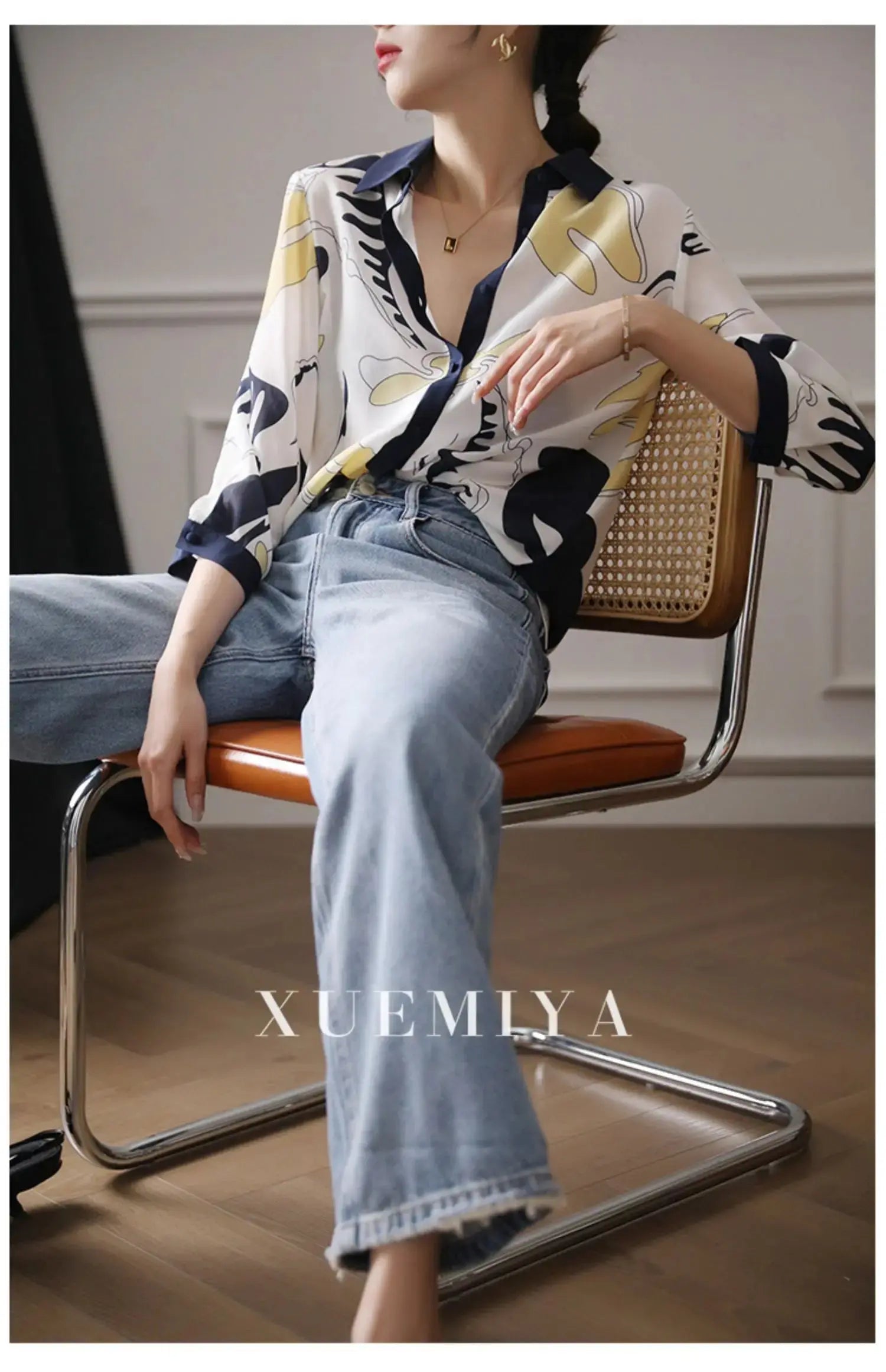 Fashion Luxury Ladies Shirt France Style Woman Printing - Next Level