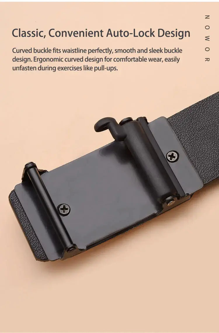 The New Buckle Toothless Automatic Belt for Effortless Style - Next Level