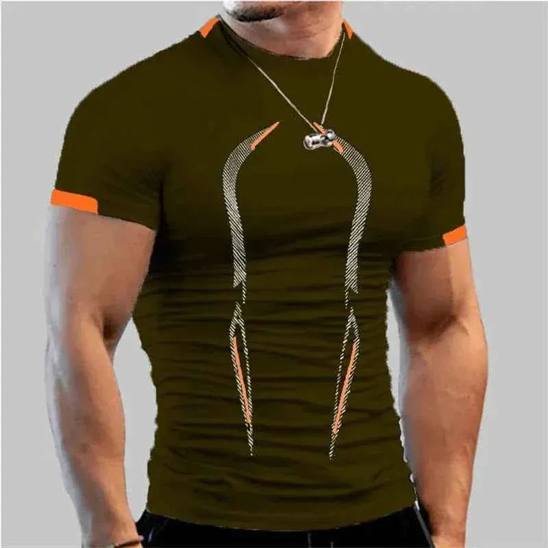 Men's Compression Gym Shirt Short Sleeve Bodybuilding Wear - Next Level