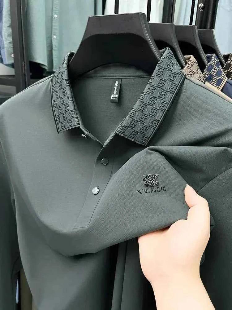 Designer Luxury Men's Polo Shirt Lapel Z Embroidered - Next Level