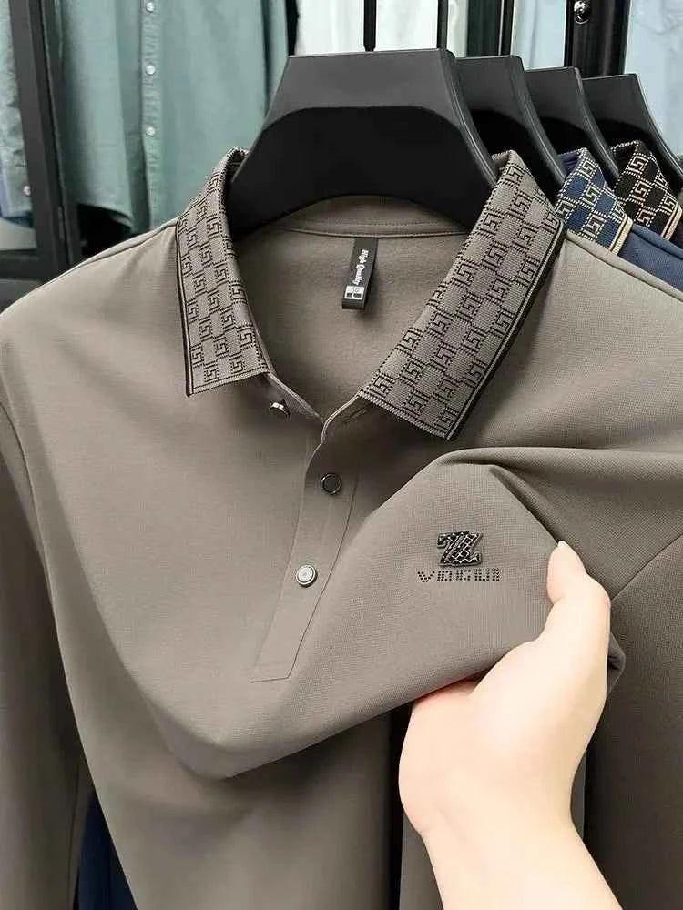 Designer Luxury Men's Polo Shirt Lapel Z Embroidered - Next Level