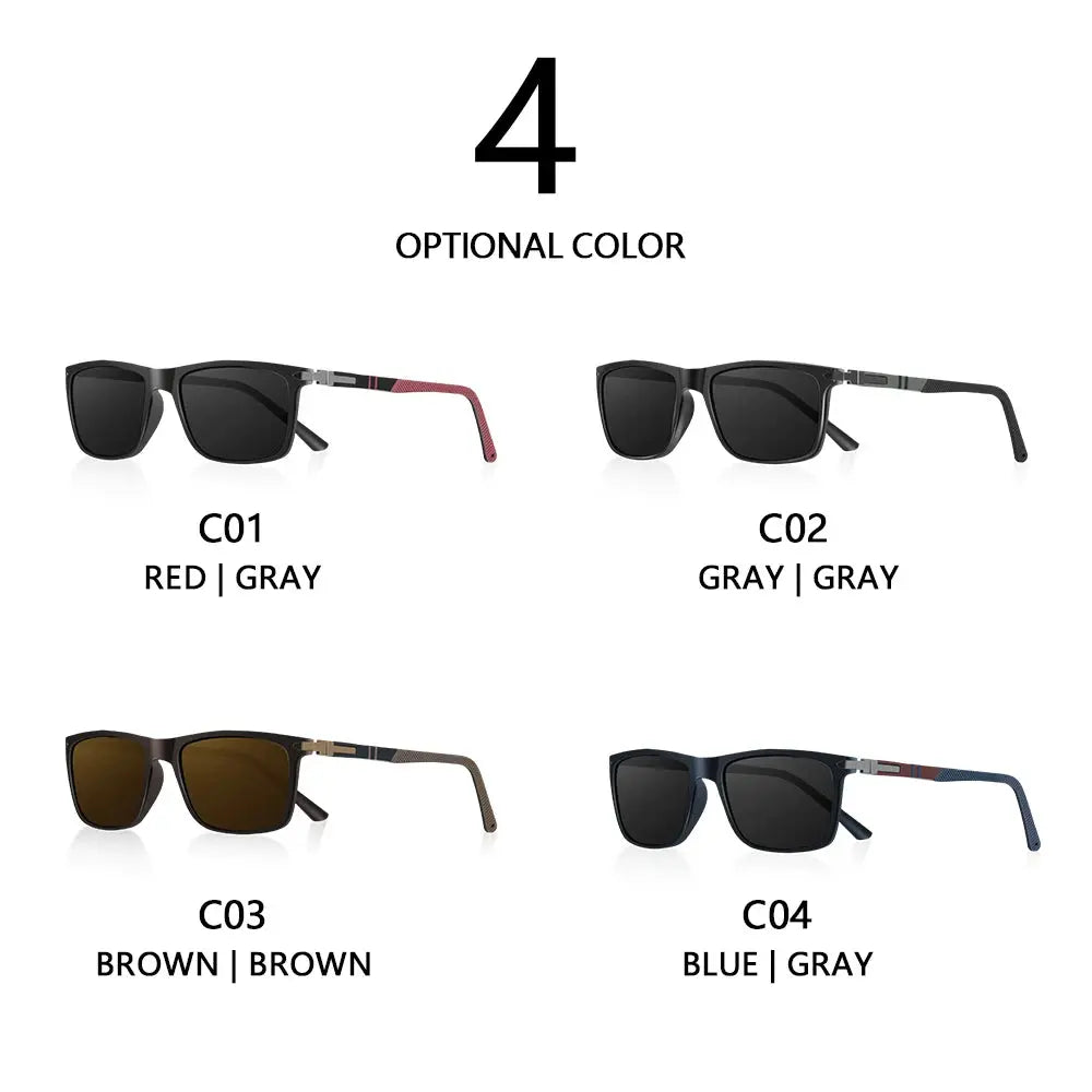 CRIXALIS Polarized Sunglasses Men - Rectangle Style for Ultimate Eye Protection - Next Level