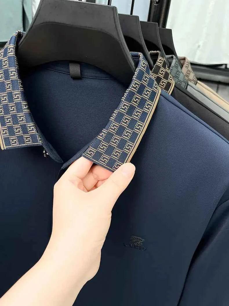 Designer Luxury Men's Polo Shirt Lapel Z Embroidered - Next Level