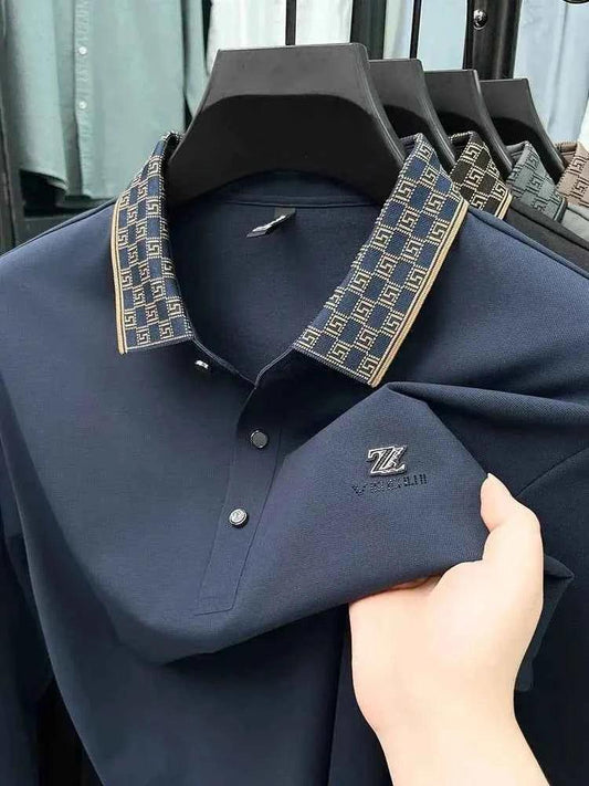 Designer Luxury Men's Polo Shirt Lapel Z Embroidered - Next Level