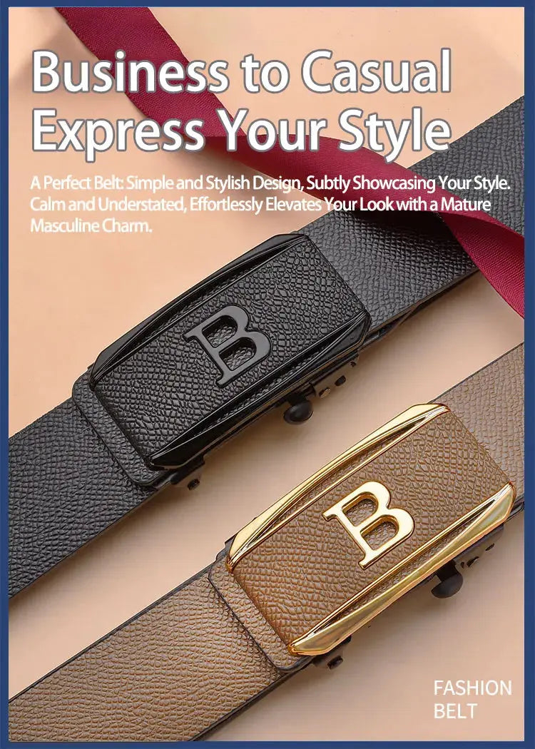 The New Buckle Toothless Automatic Belt for Effortless Style - Next Level
