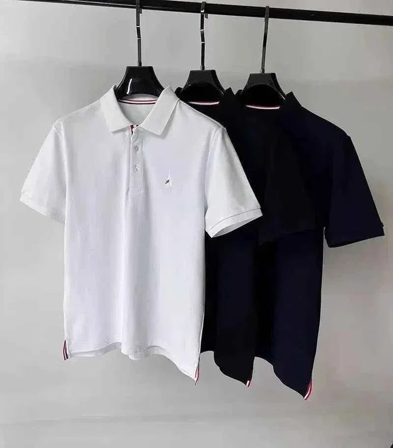 Brand Luxury Men's Polo Shirt Lapel Sailboat Embroidered - Next Level