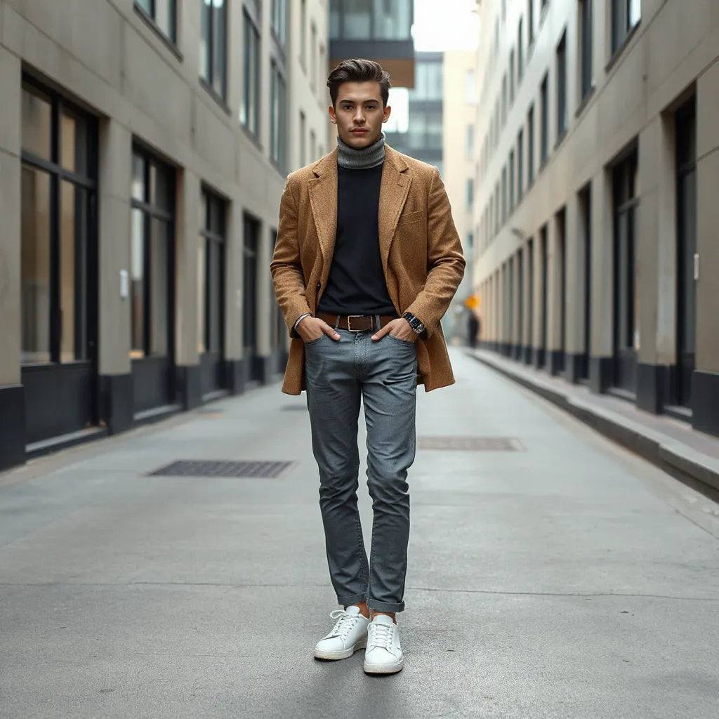 Porträt von Next Level Autor vor weißem Hintergrund, repräsentiert zeitgenössische Modetrends heute