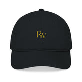 Schwarze Code One Golf Cap von Robert de Valenmont, bequemes Hut-Design für Golfsport und Freizeit.