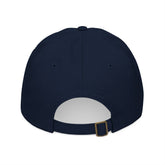 Robuste schwarze Code One Golf Cap von Robert de Valenmont, atmungsaktives Baumwollhutfell für Golfsport und Freizeit.
