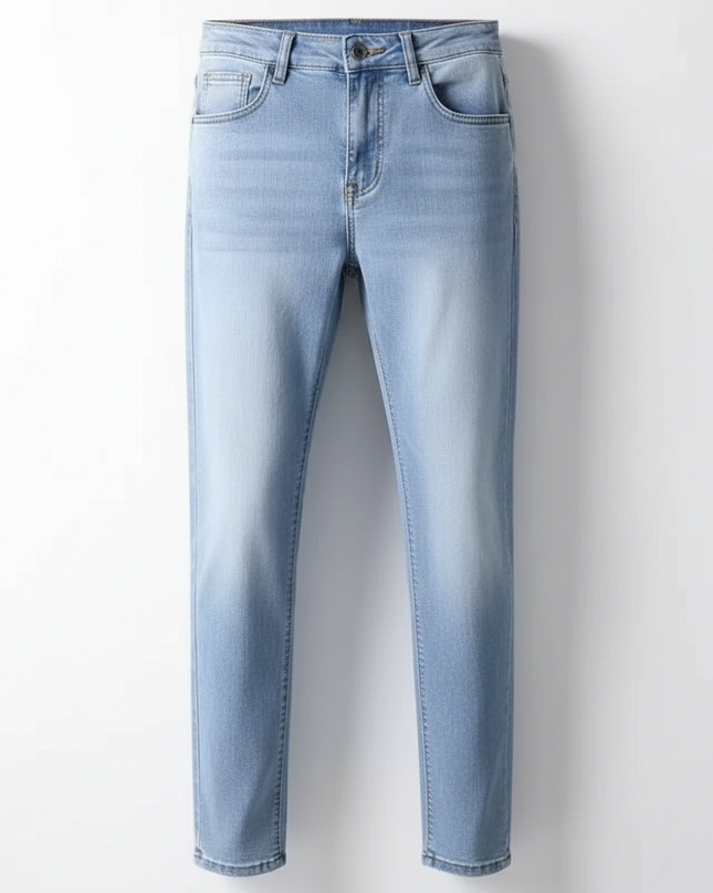 Herren-Jeans Sommer-Style – Slim Fit Denim Hose