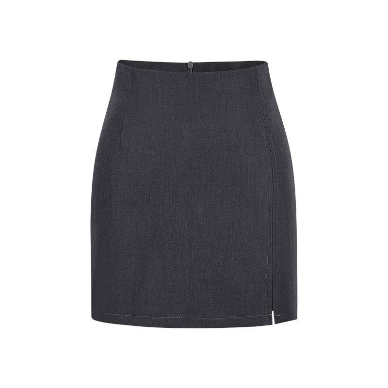 Eleganter Bleistiftrock mit hoher Taille, Schlitz und figurbetontem, dehnbarem Design