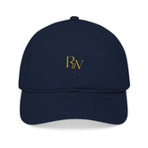 Schwarze Robert de Valenmont Code One Golf Cap aus Baumwolle mit gebogener Krempe, ideal für den Golfsport