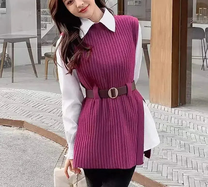 Strickwesten Damen Set - Zwei-teiliges Strickoutfit für stylische Frühlingslooks - Next Level