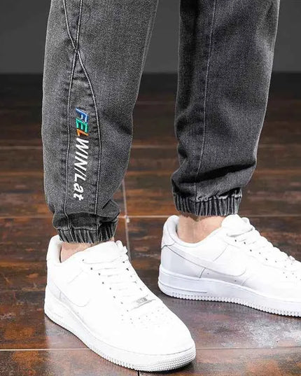 Spring Summer Cargo Jeans Men in Black and Blue - Streetwear Style - Next Level