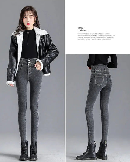 High-Quality Winter Fleece Leggings - Thick High-Waist Comfort - Next Level