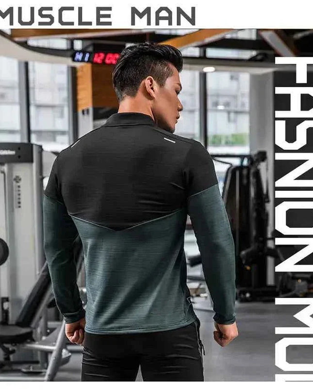 Mens Gym Compression Shirt Male Rashgard Fitness - Next Level