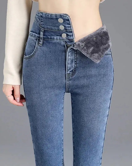 High-Quality Winter Fleece Leggings - Thick High-Waist Comfort - Next Level