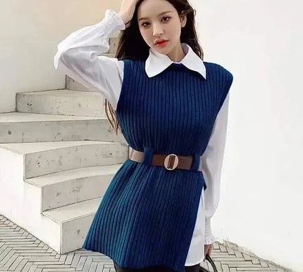 Strickwesten Damen Set - Zwei-teiliges Strickoutfit für stylische Frühlingslooks - Next Level