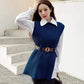 Spring Knitted Vest Set Women - Two Piece Knitted Outfit for Stylish Spring Looks - Next Level