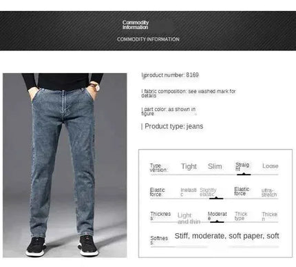 ICPANS Herren Denim Jeans - Stilvolle und bequeme gerade geschnittene Jeans für den Herbst und Sommer - Next Level