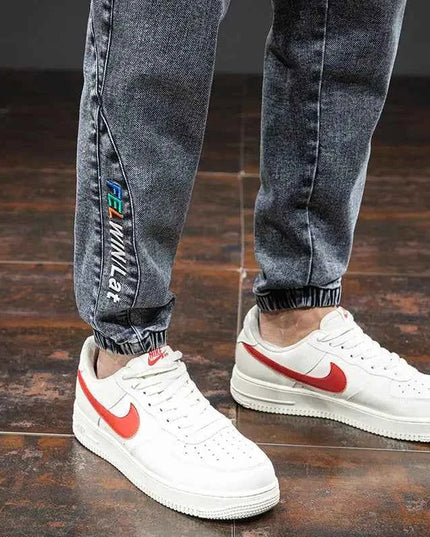 Spring Summer Cargo Jeans Men in Black and Blue - Streetwear Style - Next Level