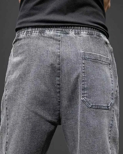 Spring Summer Cargo Jeans Men in Black and Blue - Streetwear Style - Next Level