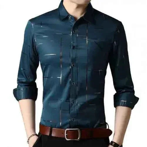 Men's High Quality Dress Shirts Long Sleeve for Every Occasion - Next Level