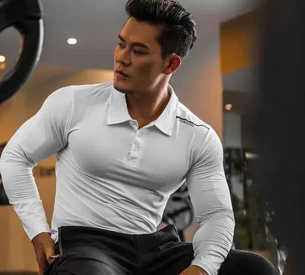 Männer Gym Kompressionsshirt für Fitness und Training - Next Level