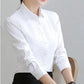 Elegant Women White Long Sleeve Shirt - Stylish & Versatile for Any Occasion - Next Level