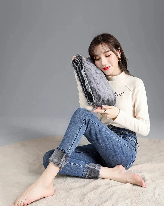 High-Quality Winter Fleece Leggings - Thick High-Waist Comfort - Next Level