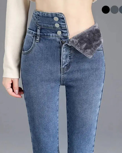 High-Quality Winter Fleece Leggings - Thick High-Waist Comfort - Next Level