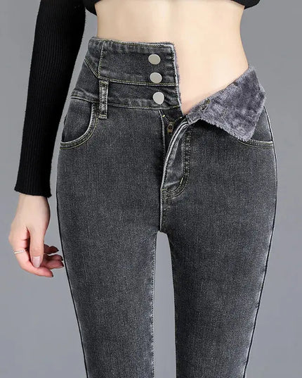 High-Quality Winter Fleece Leggings - Thick High-Waist Comfort - Next Level