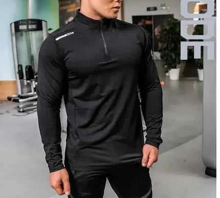 Männer Gym Kompressionsshirt für Fitness und Training - Next Level