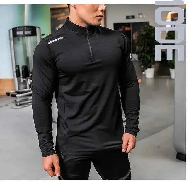 Mens Gym Compression Shirt Male Rashgard Fitness - Next Level