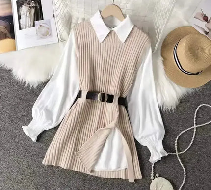 Strickwesten Damen Set - Zwei-teiliges Strickoutfit für stylische Frühlingslooks - Next Level