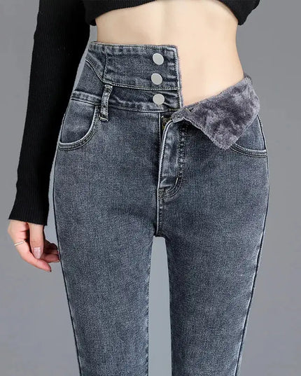 High-Quality Winter Fleece Leggings - Thick High-Waist Comfort - Next Level