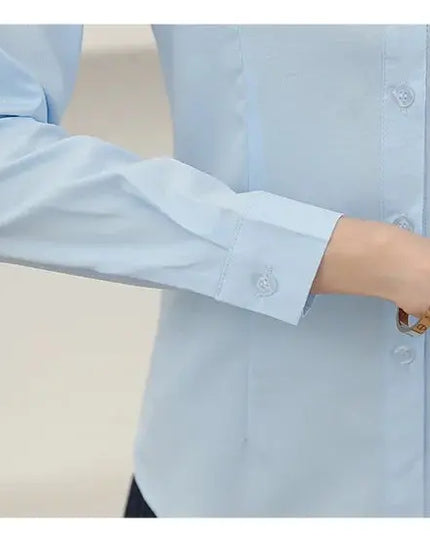 Elegant Women White Long Sleeve Shirt - Stylish & Versatile for Any Occasion - Next Level