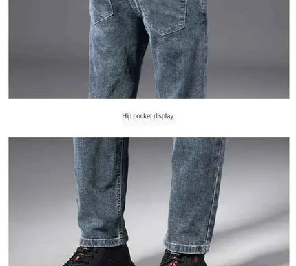 ICPANS Herren Denim Jeans - Stilvolle und bequeme gerade geschnittene Jeans für den Herbst und Sommer - Next Level