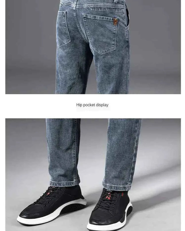 ICPANS Autumn Summer Denim Jeans Men Straight - Stylish and Comfortable Men's Denim - Next Level
