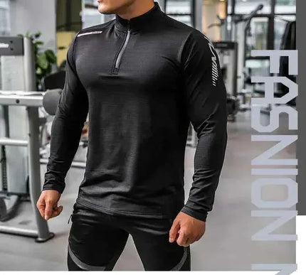 Männer Gym Kompressionsshirt für Fitness und Training - Next Level