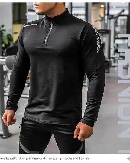 Mens Gym Compression Shirt Male Rashgard Fitness - Next Level