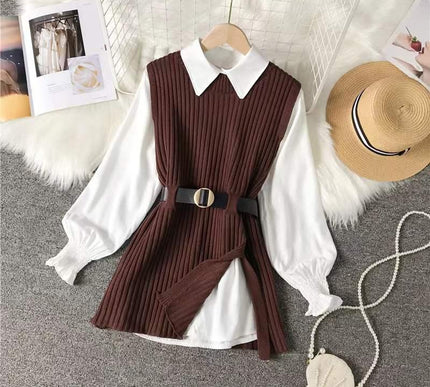 Strickwesten Damen Set - Zwei-teiliges Strickoutfit für stylische Frühlingslooks - Next Level