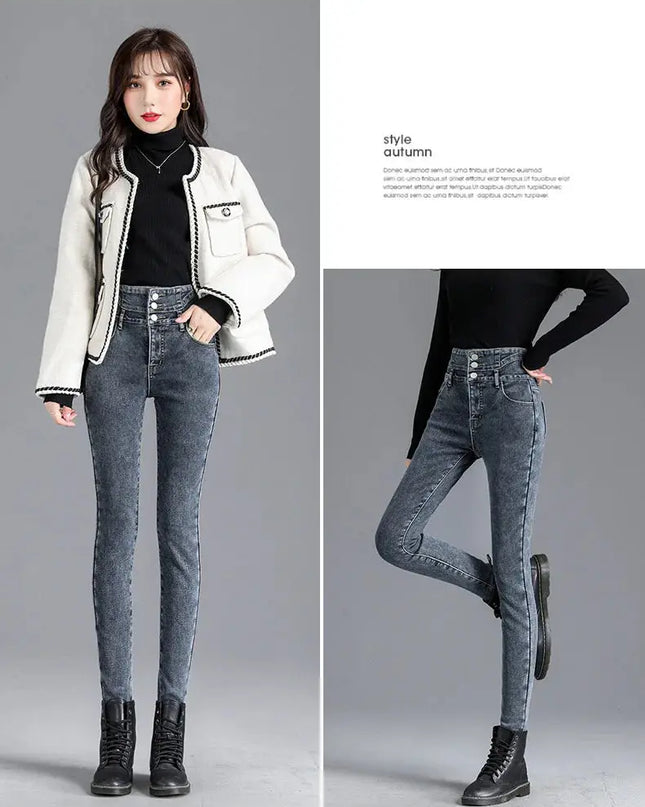 High-Quality Winter Fleece Leggings - Thick High-Waist Comfort - Next Level