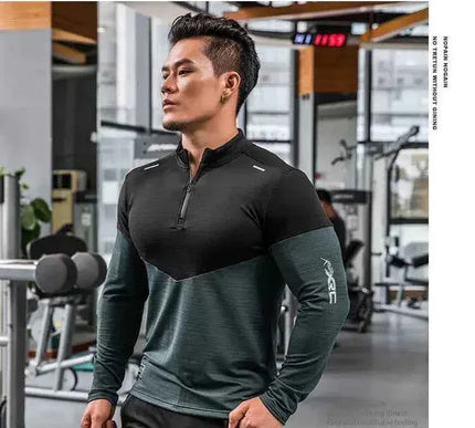 Männer Gym Kompressionsshirt für Fitness und Training - Next Level