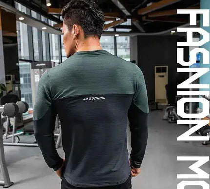 Männer Gym Kompressionsshirt für Fitness und Training - Next Level