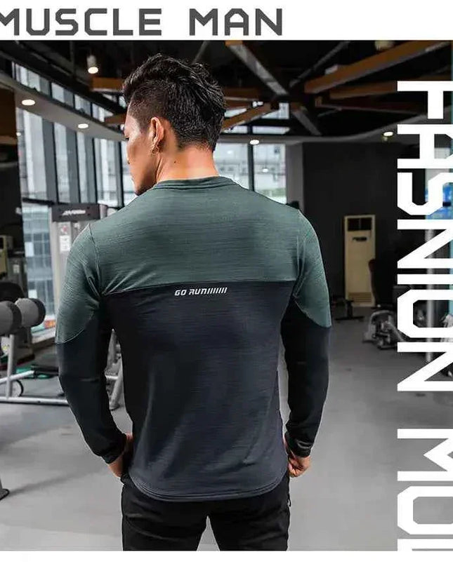 Mens Gym Compression Shirt Male Rashgard Fitness - Next Level